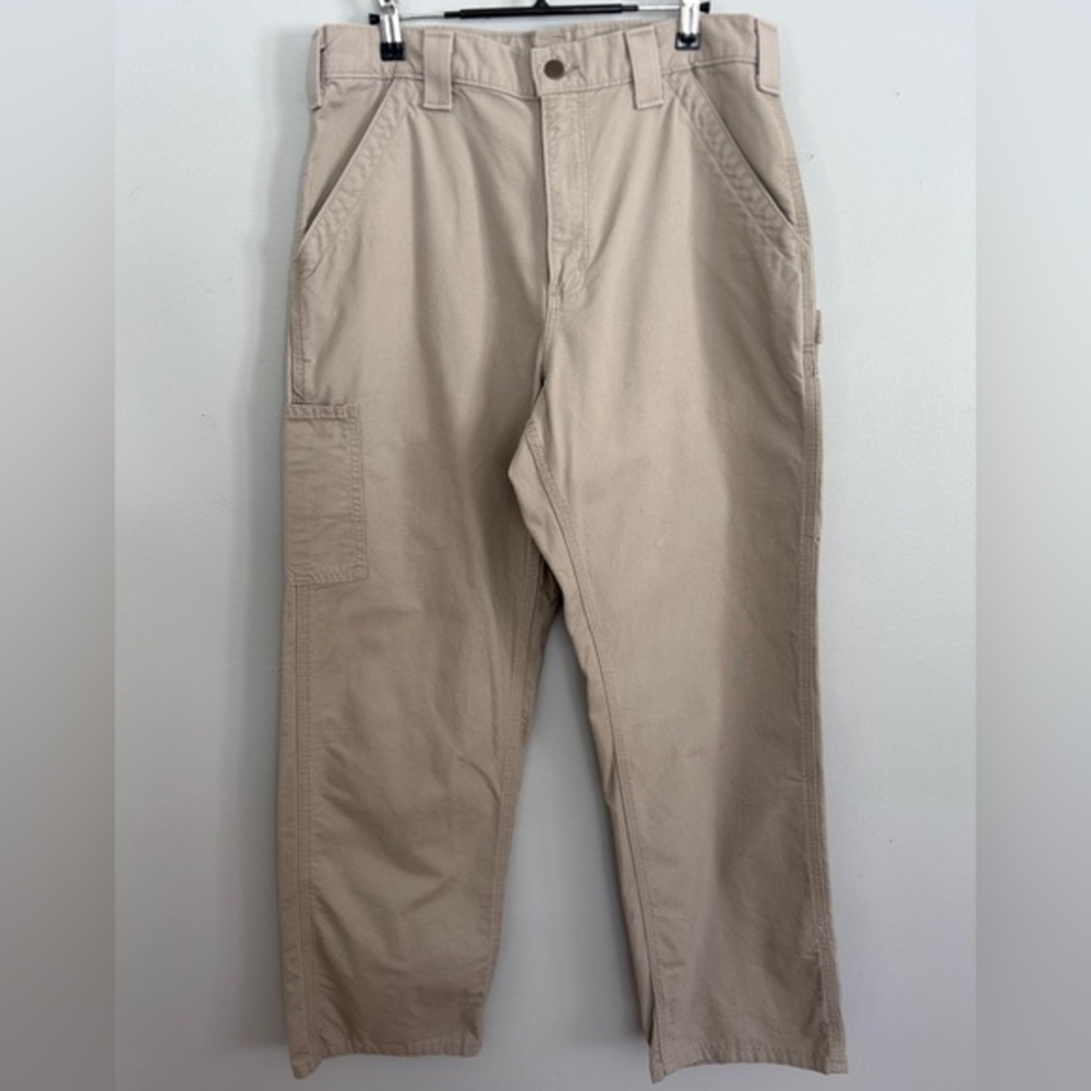 Carhartt B151 Tan Carpenter Pants 32x32 Workwear Utility Skater Y2K Normcore